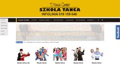 Desktop Screenshot of dance-center.pl
