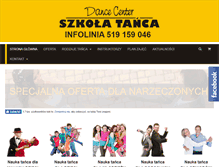 Tablet Screenshot of dance-center.pl