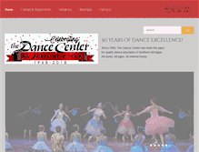 Tablet Screenshot of dance-center.net